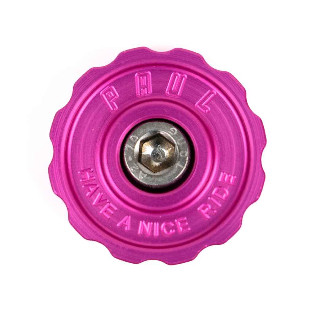PAUL* klamper stem top cap (pink) - BLUE LUG ONLINE STORE