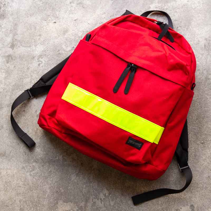 BLUE LUG* THE DAY PACK (red/reflector) - BLUE LUG ONLINE STORE