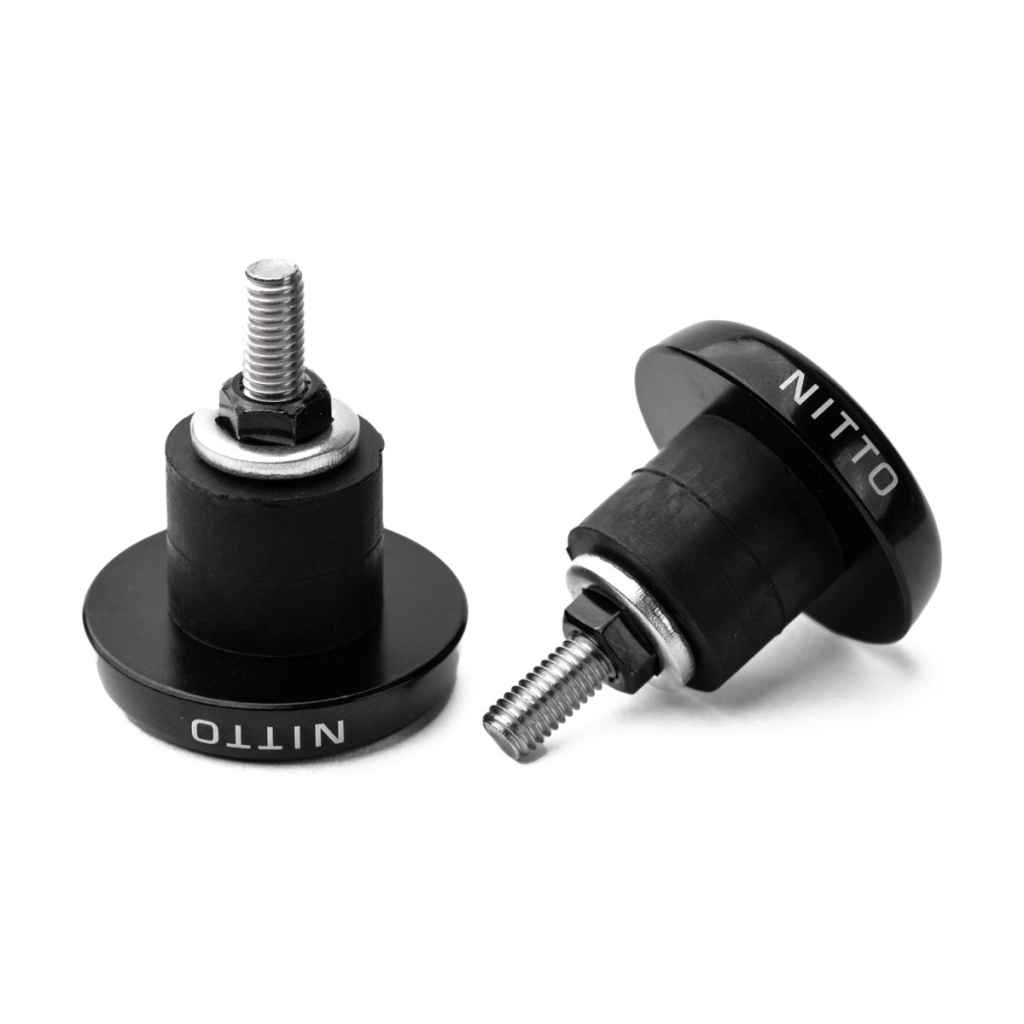 NITTO* FW-25 large bar end (black) - BLUE LUG ONLINE STORE