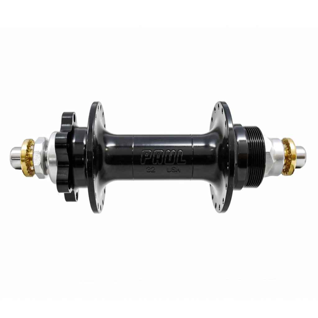 Paul word 32 black bmx ハブ PAUL* disk word hub bolt-on (black) - BLUE LUG ONLINE STORE