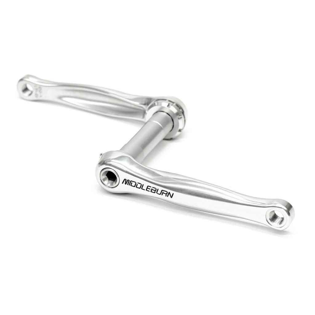 MIDDLEBURN クランクセット 175mm シルバー　old mtb MIDDLEBURN クランクセット 175mm シルバー old mtb - メルカリ