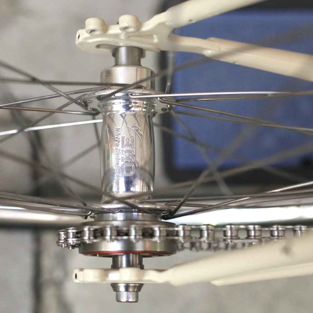 パルフェットPIPINGBINDER　ネイビー×ホワイト　フルバックタイプ☆ WHITE INDUSTRIES* track hub rear (black) - BLUE LUG ONLINE STORE