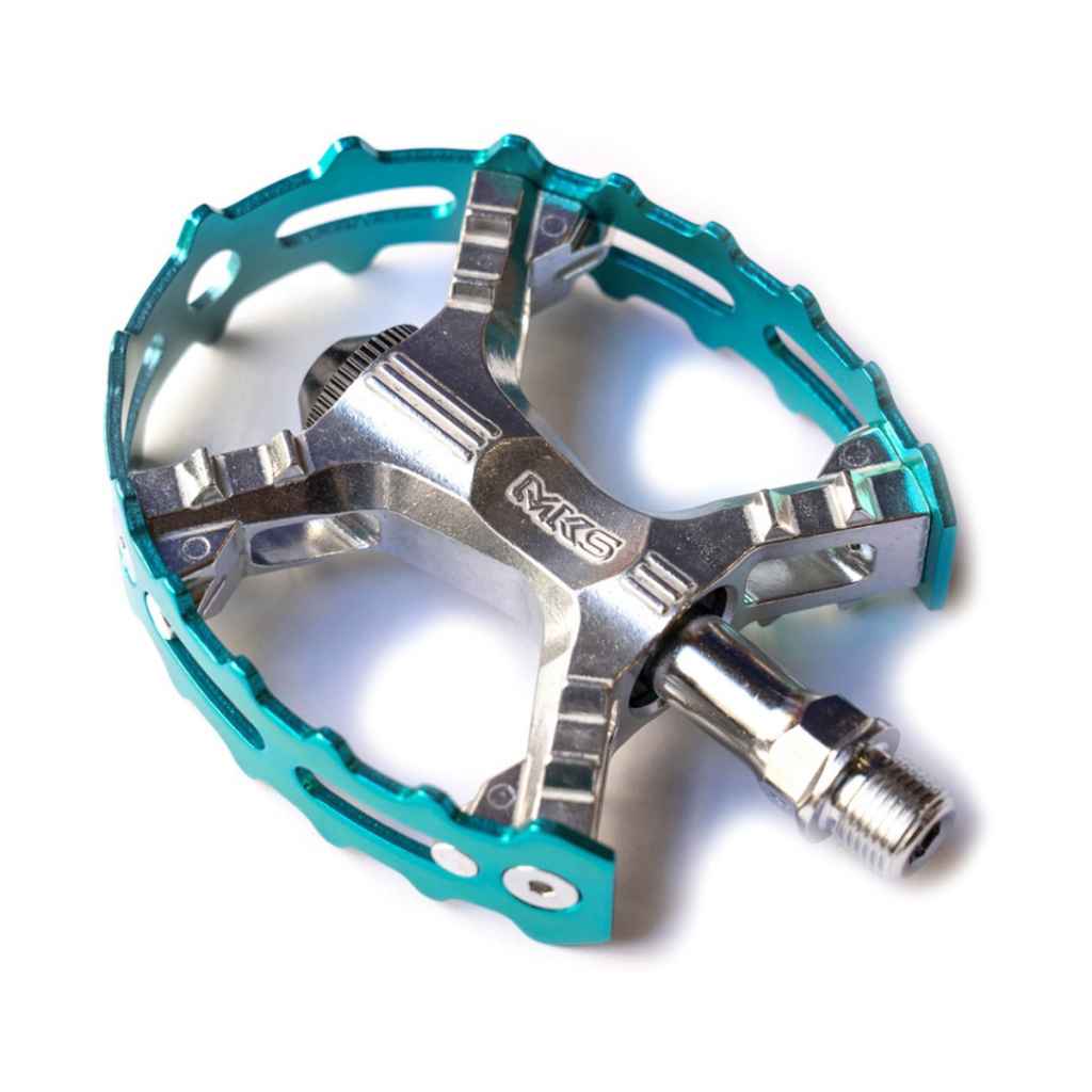 Blue Lug Bear Trap Pedals - Velo Orange