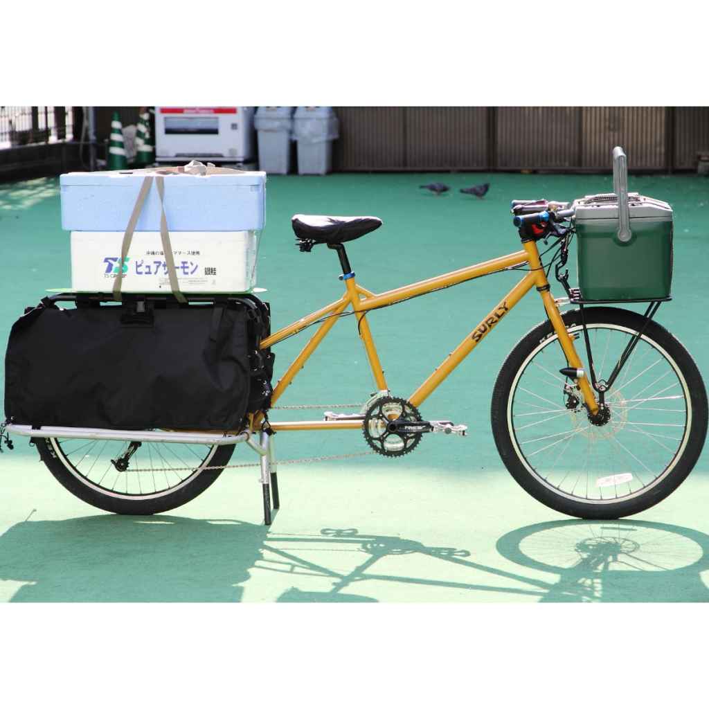 八零製作所 競輪自転車用ブレーキ台座 超超ジュラルミン SURLY* big dummy frame&fork set (twilight zone) - BLUE LUG ONLINE