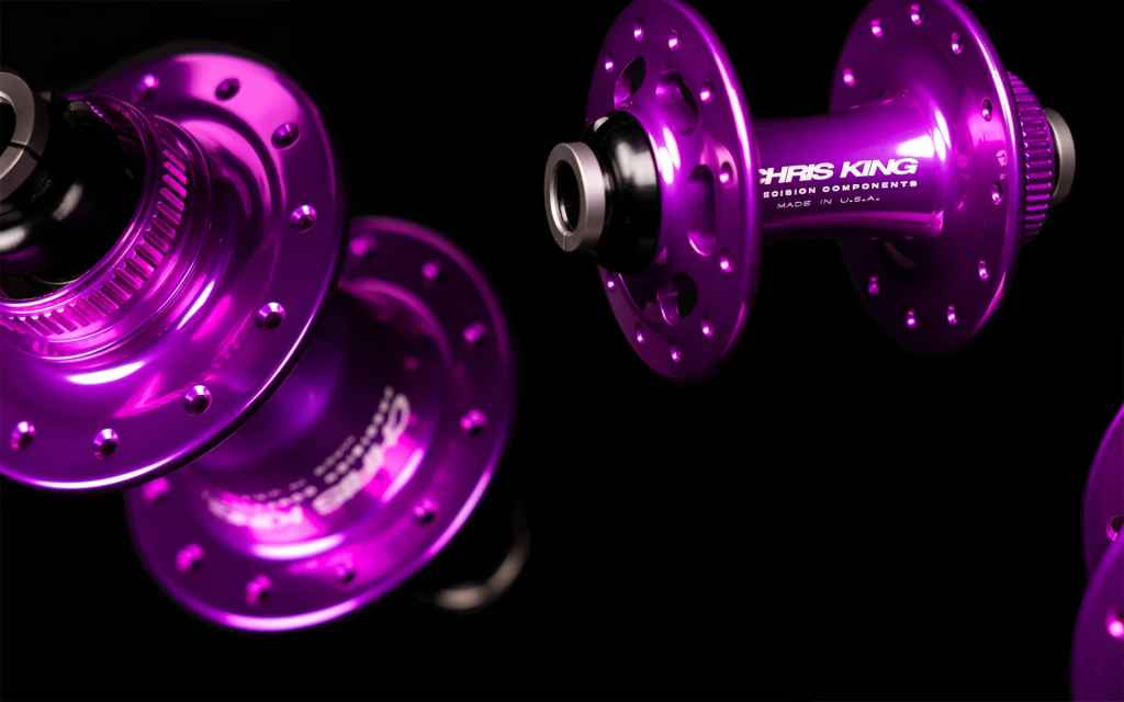CHRIS KING* nothreadset 1 1/8 inch (SV 3d violet) - BLUE LUG