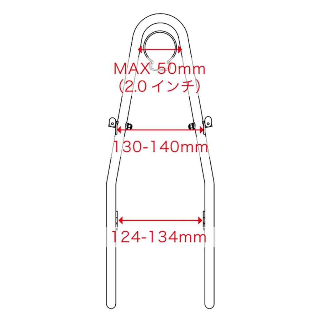 TUBUS* tara front rack (silver) - BLUE LUG ONLINE STORE