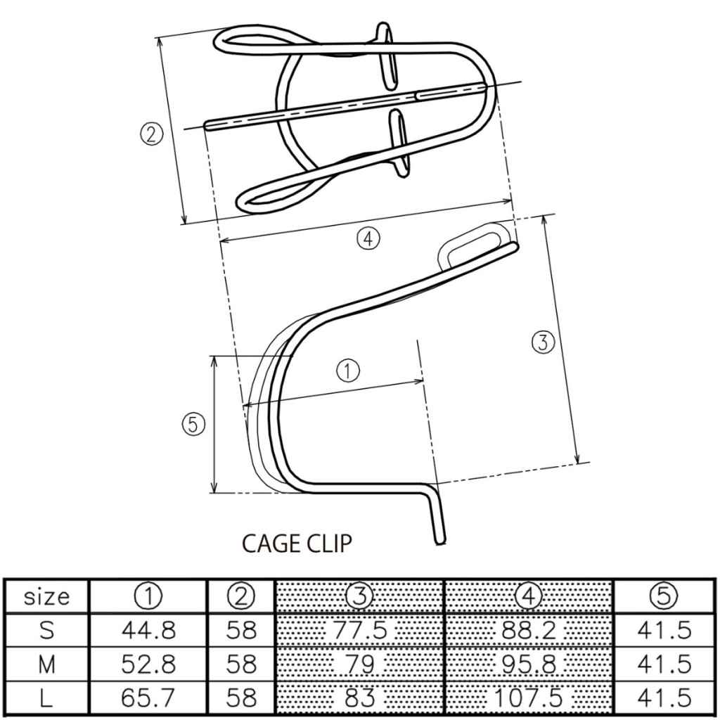 MKS* cage clip - BLUE LUG ONLINE STORE