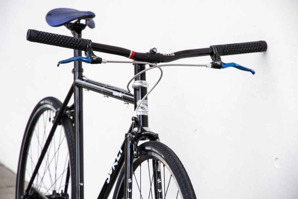 DIA-COMPE* SS-6 brake lever (blue/black/BL special) - BLUE