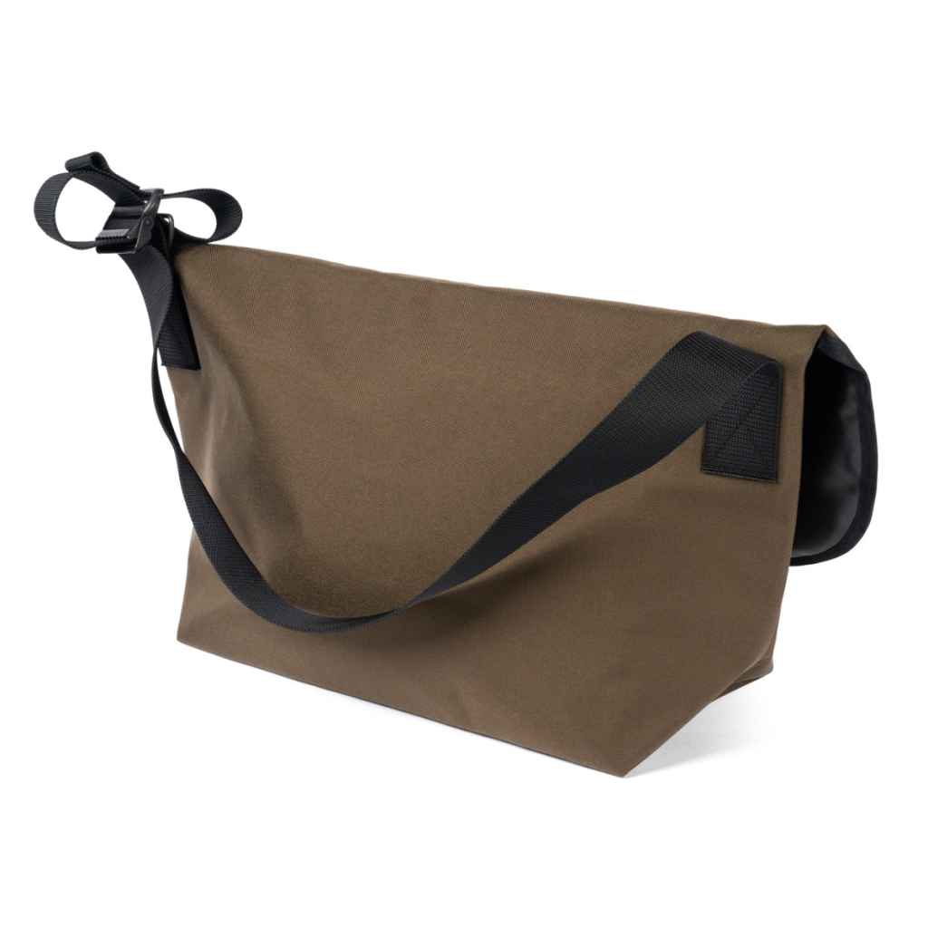 BLUE LUG* the messenger bag (brown/yellow) - BLUE LUG ONLINE