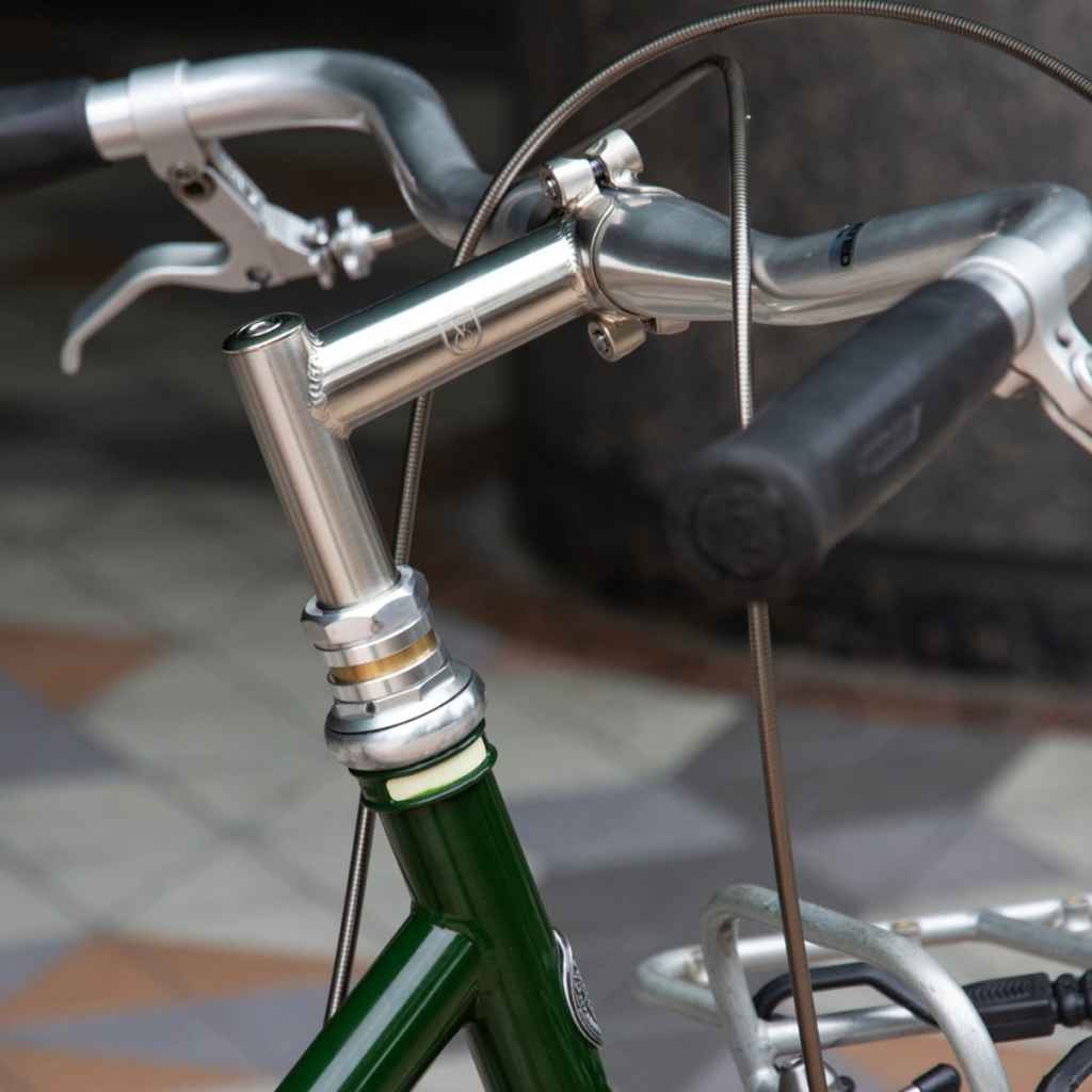VELO ORANGE* quill stem with removable faceplate (nickel
