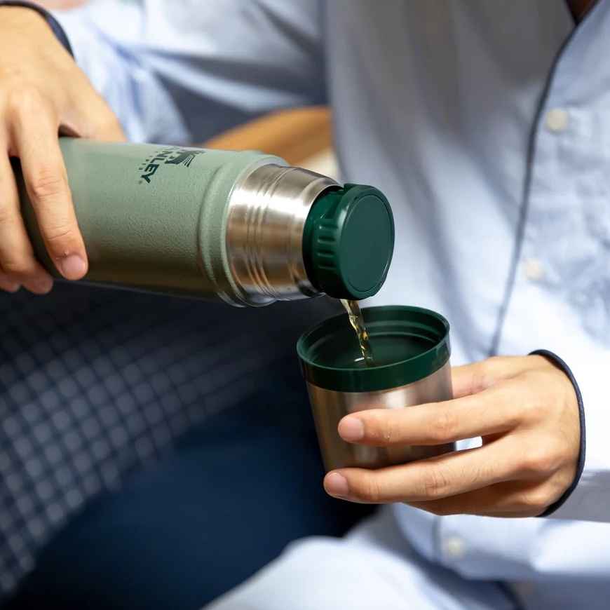 STANLEY* classic vacuum insulated bottle (grey) - BLUE LUG ONLINE