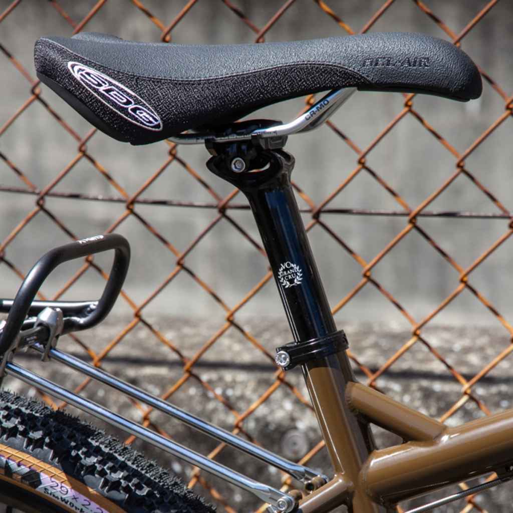 パーツ VELO ORANGE* cru 0set back seatpost VELO ORANGE* cru 0set back seatpost (black) - BLUE LUG