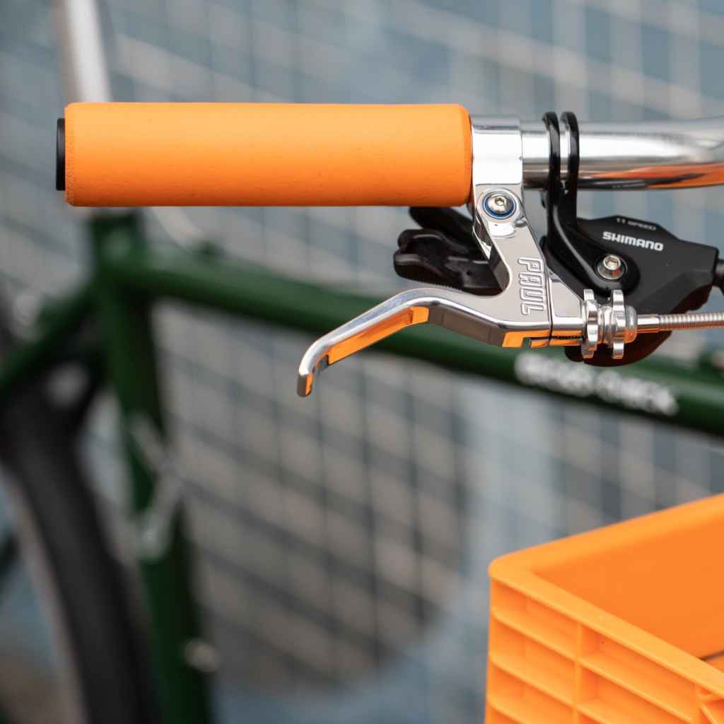 セオサイクル BROOKSカラー赤サドル バーテープ フラットバーグリップ