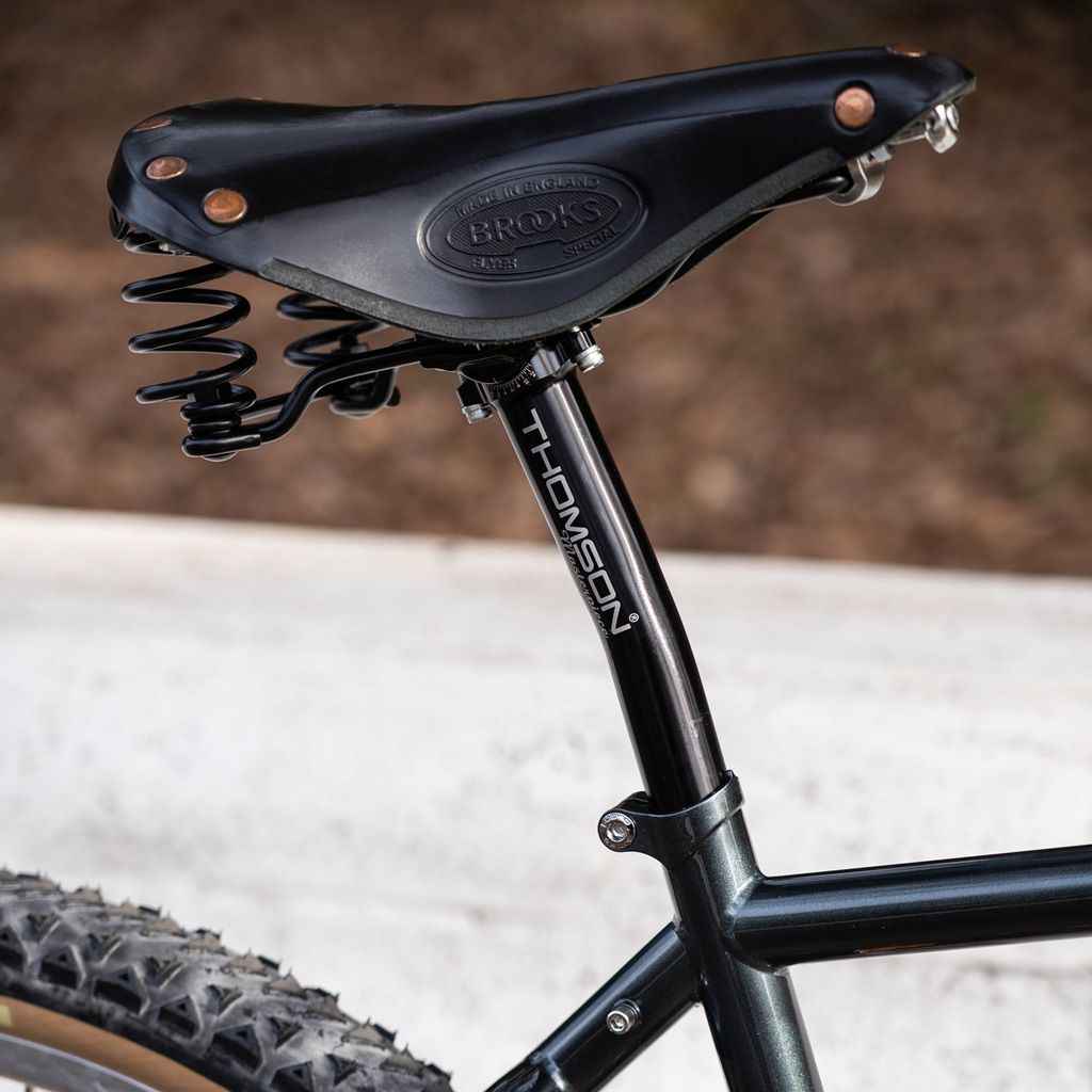 THOMSON* masterpiece setback seatpost (black) - BLUE LUG