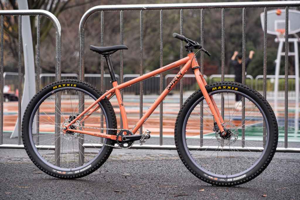 SURLY* karate monkey bst frame&fork (snow mold white) - BLUE