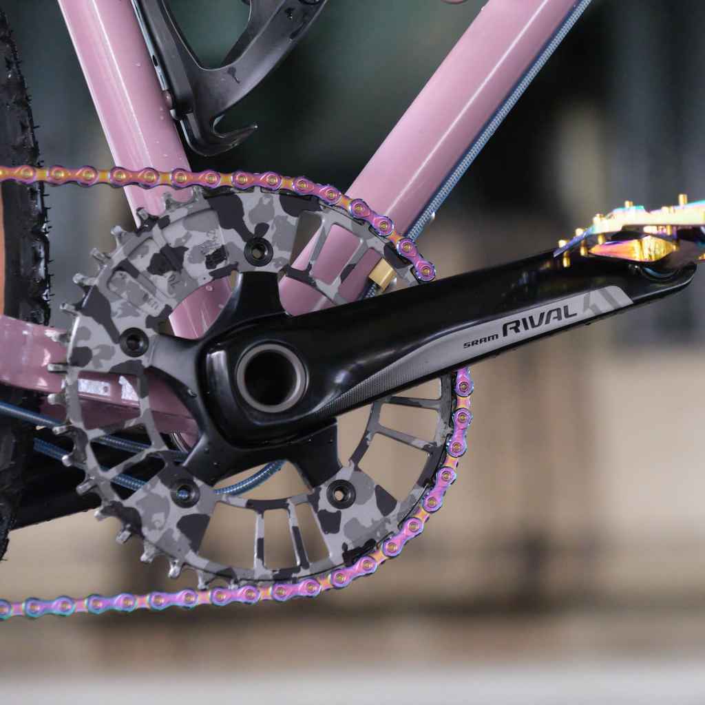 AARN* 15-panel track chainring (black) - BLUE LUG ONLINE STORE