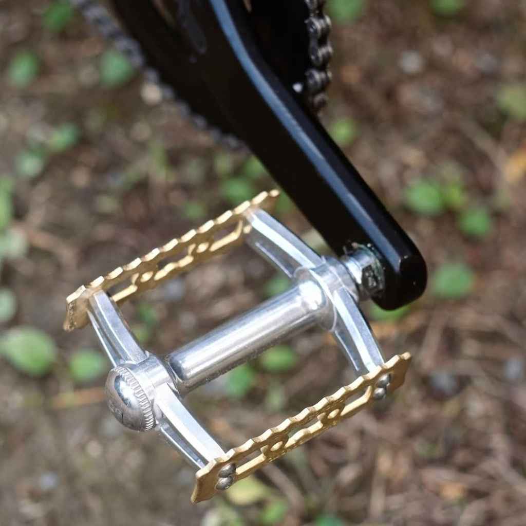 MKS* sylvan gordito pedal (raw brass) - BLUE LUG ONLINE STORE
