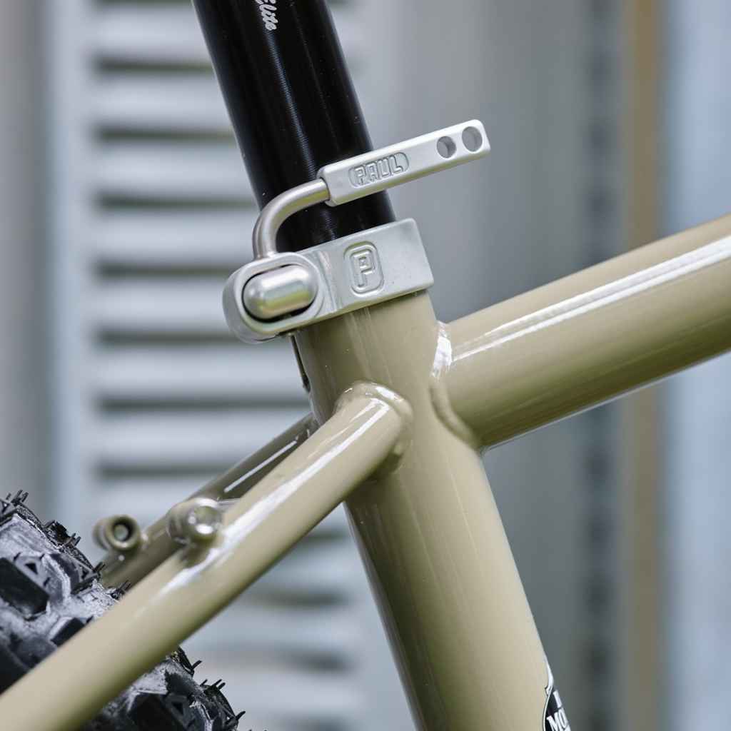 パーツ *PAUL* seatpost collar silver PAUL* quick release seatpost collar (all silver) - BLUE LUG