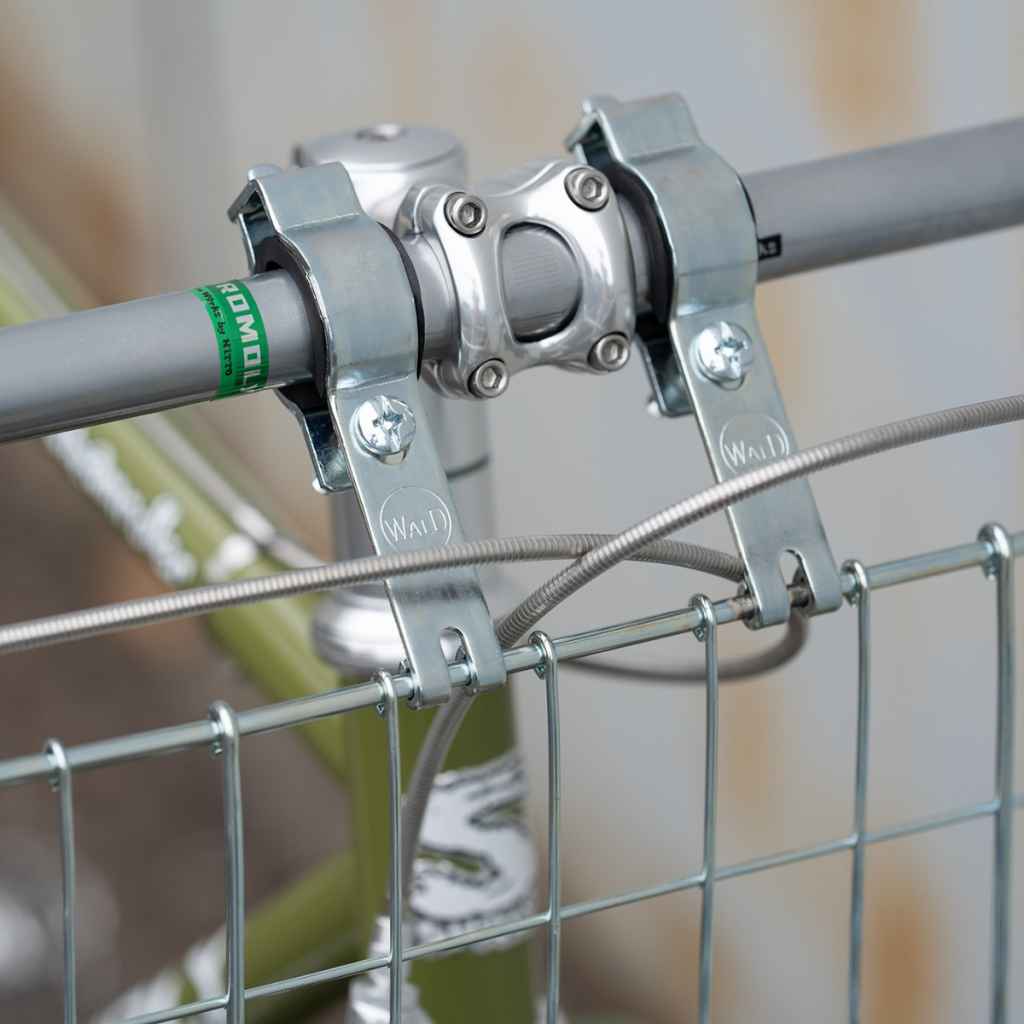 WALD* multi fit 139 front basket (large/silver) - BLUE LUG