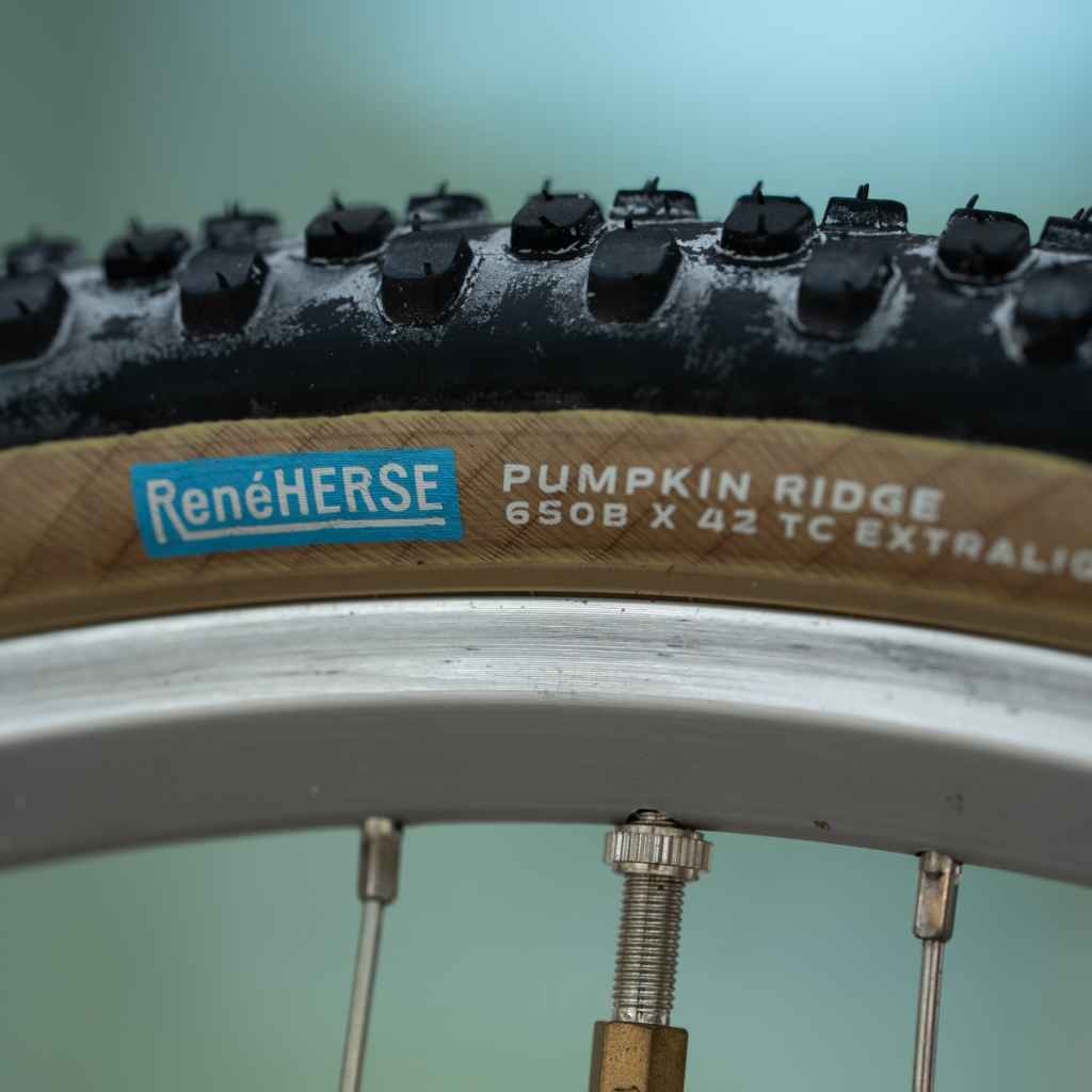 RENE HERSE* pumpkin ridge TC tire (black/tan) - BLUE LUG ONLINE STORE