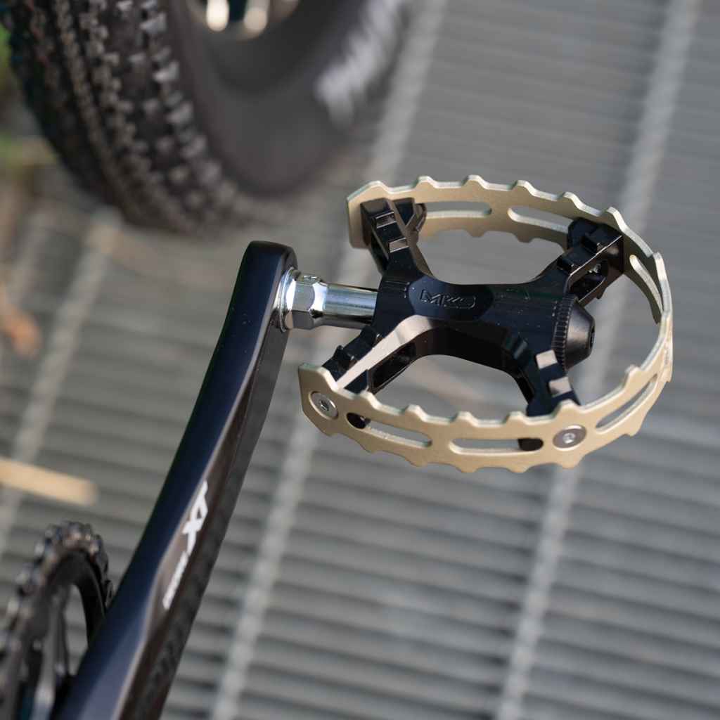 MKS* XC-III bear trap pedal (titan/black) - BLUE LUG ONLINE