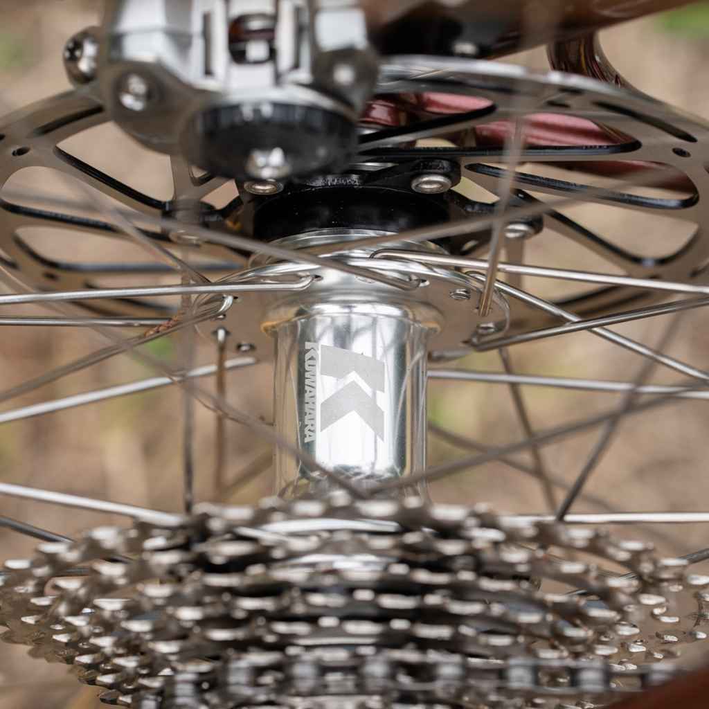 KUWAHARA* diavolo v3 CL hub rear (silver) - BLUE LUG ONLINE
