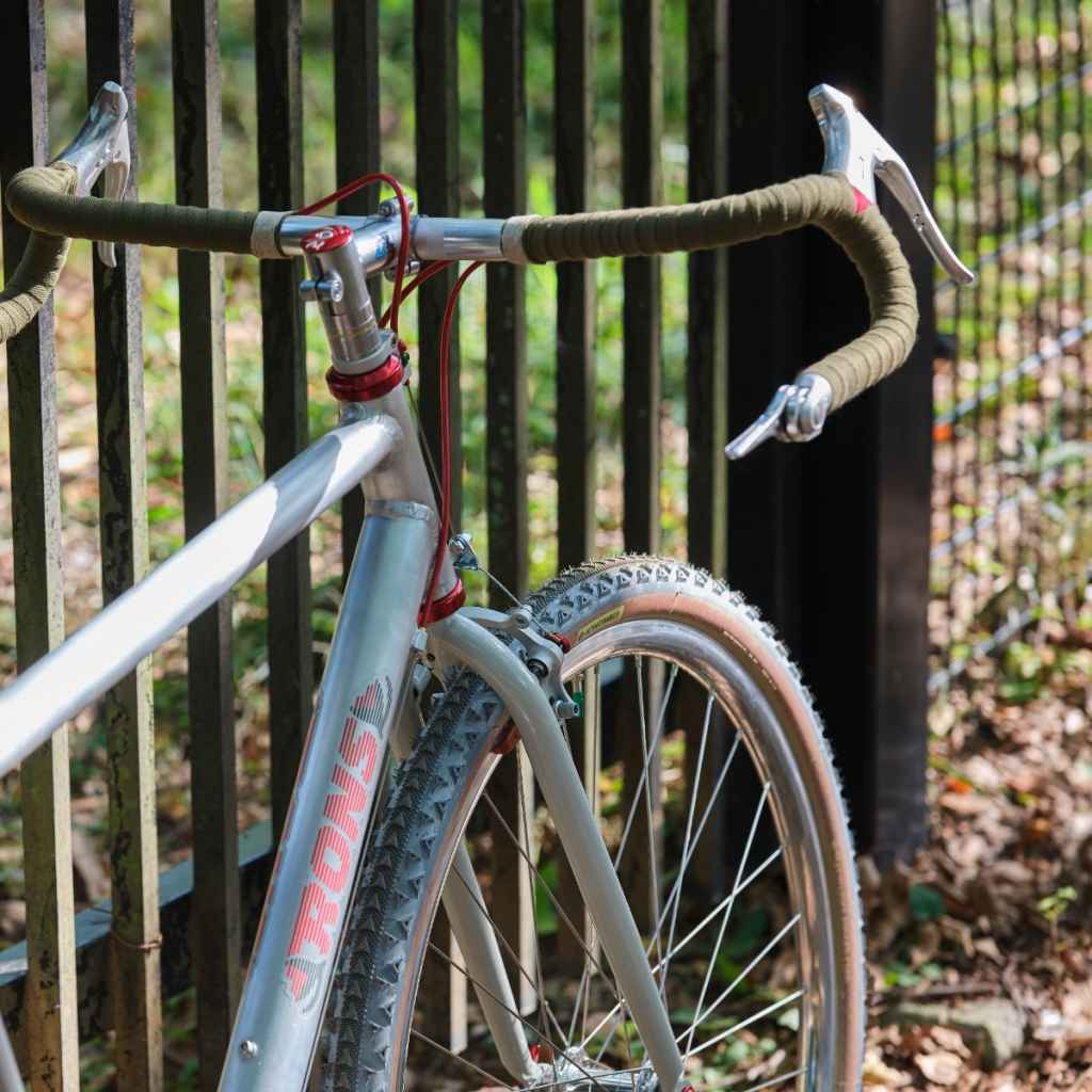 ENE CICLO* 11s bar end control (silver/11s/right) - BLUE LUG