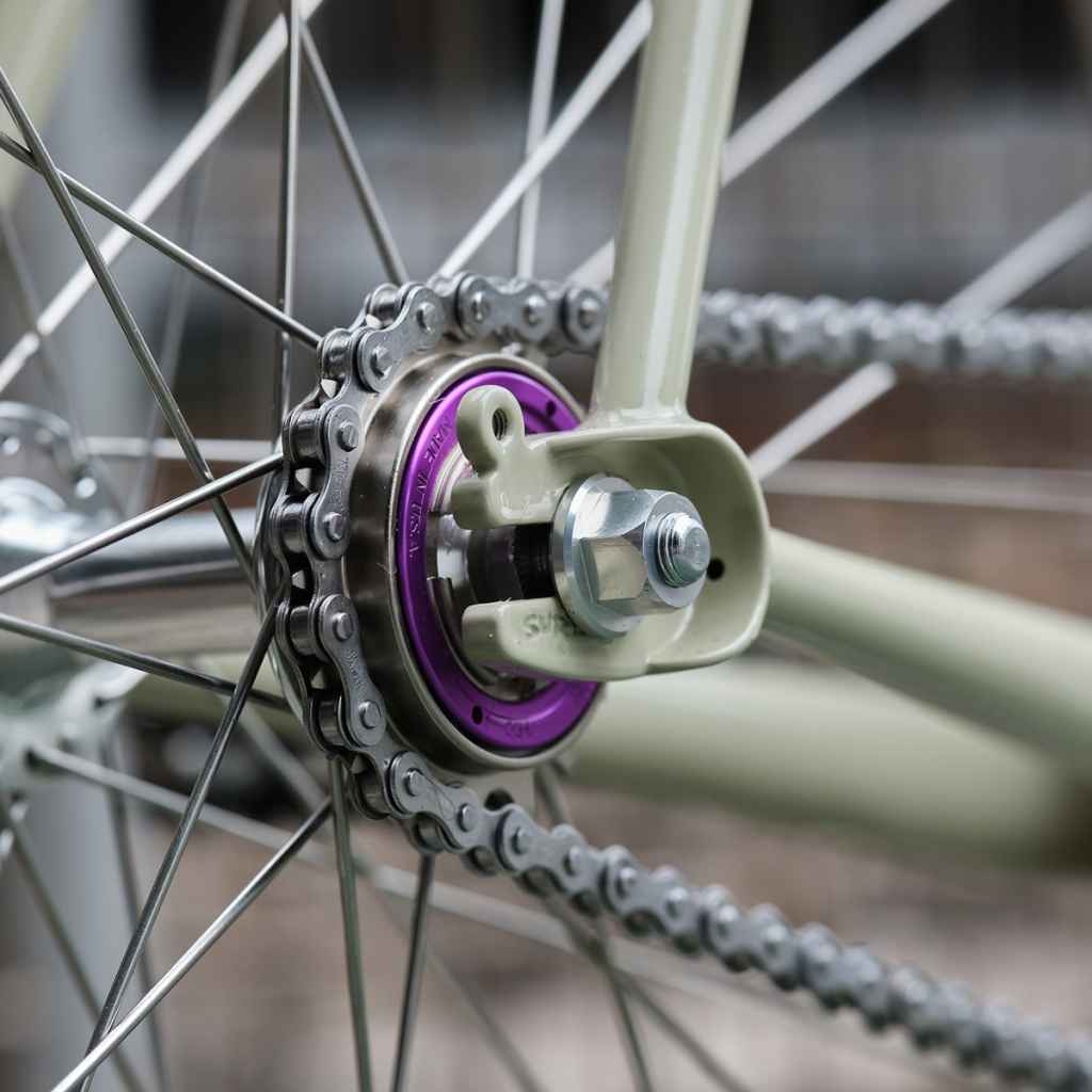 WHITE INDUSTRIES* eno single freewheel (purple) - BLUE LUG