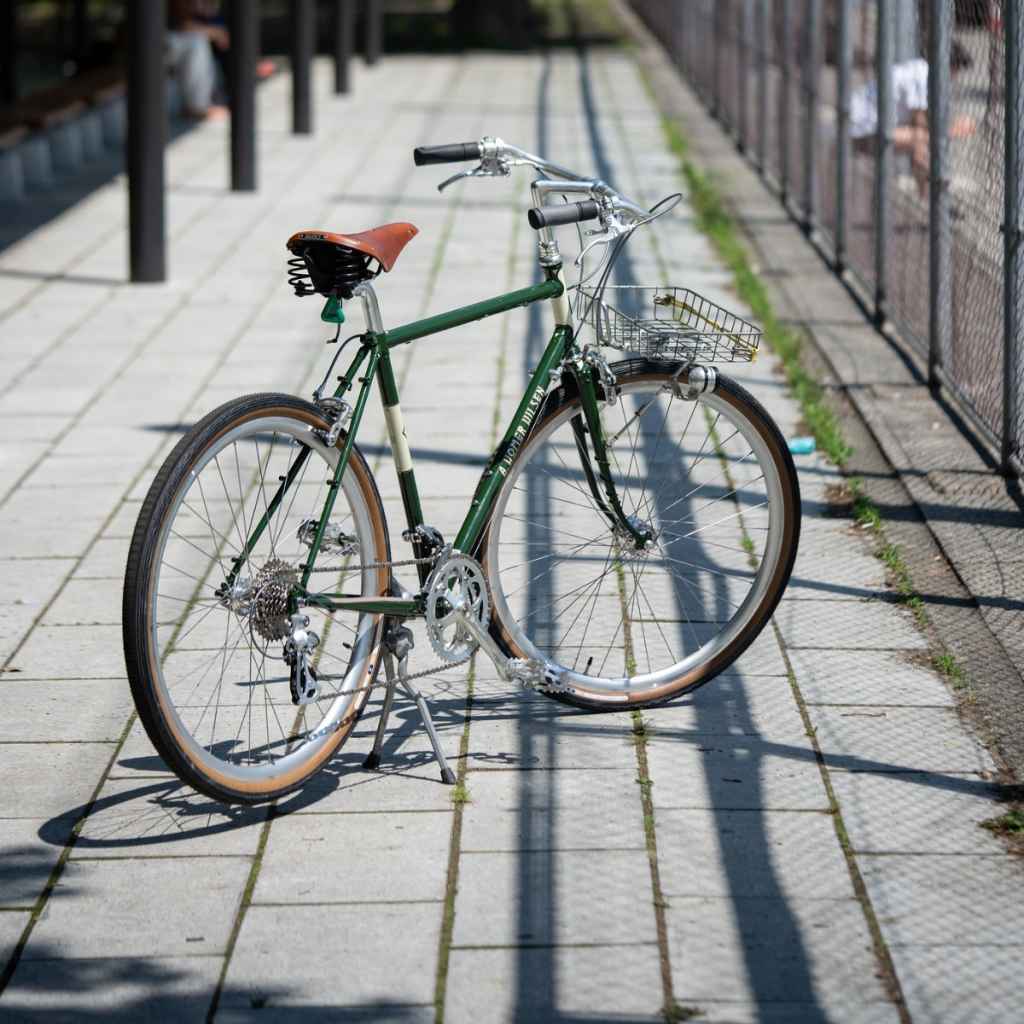 RIVENDELL* A. homer hilsen frame set (green) - BLUE LUG