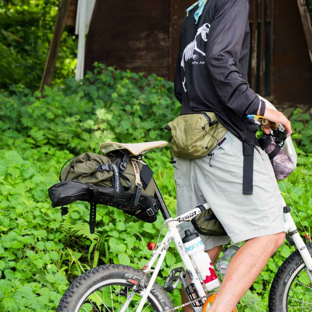 FAIRWEATHER* seat bag (x-pac/olive) - BLUE LUG ONLINE STORE
