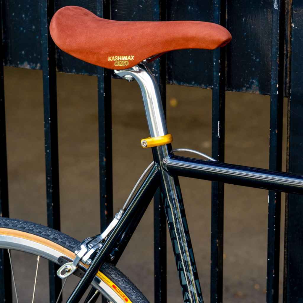 KASHIMAX* kashimax aero saddle (brown suede) - BLUE LUG ONLINE STORE