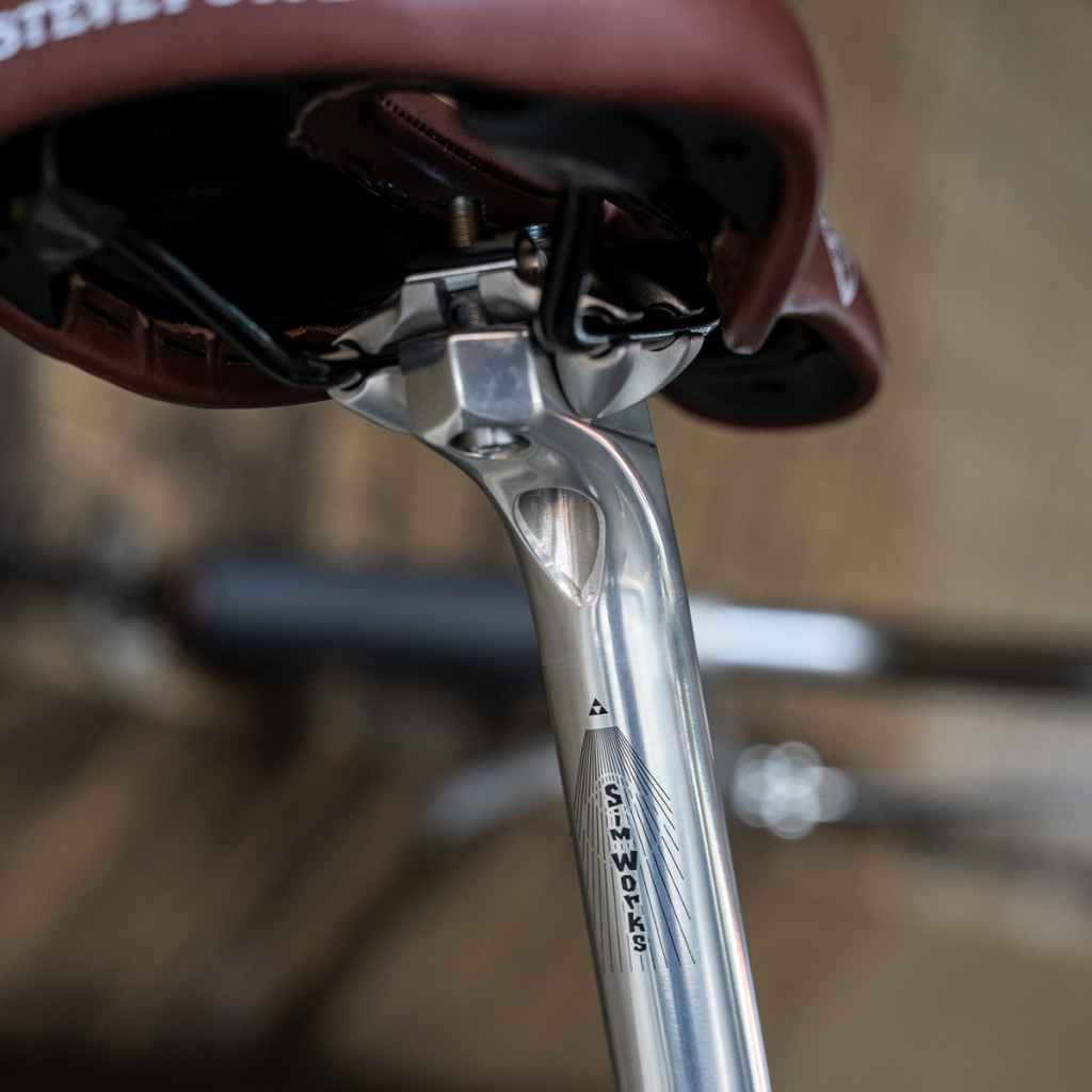 SIM WORKS* froggy seat post (silver) - BLUE LUG ONLINE STORE