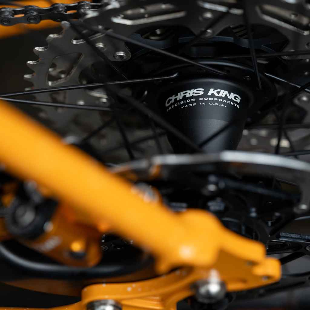 CHRIS KING* R45 disc road hub rear (matte turquoise/center lock