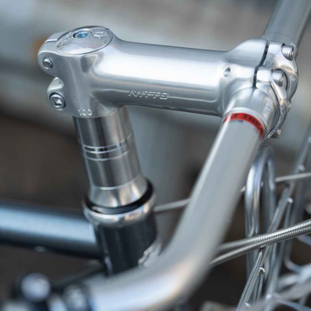 NITTO* UI-75 stem (silver) - BLUE LUG ONLINE STORE