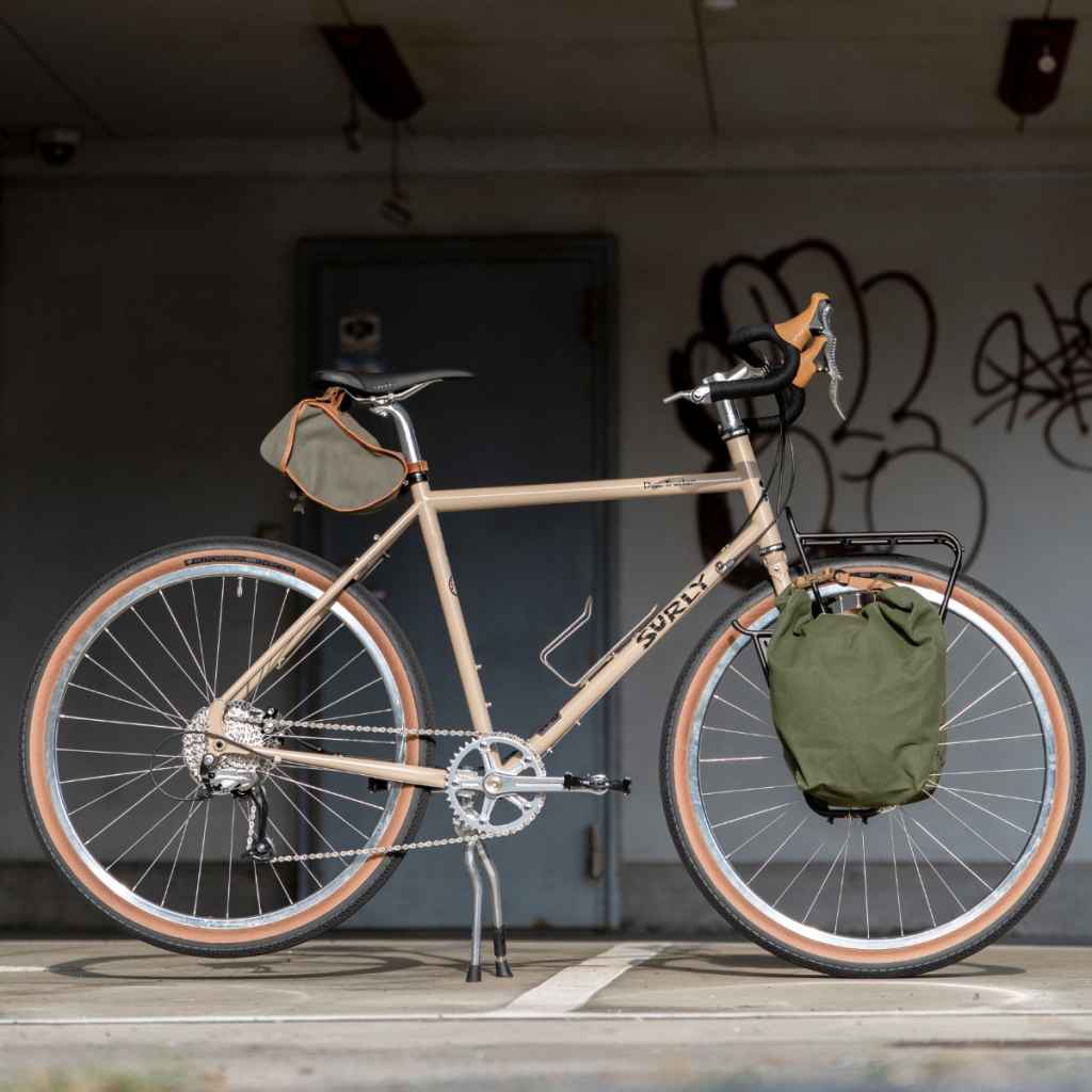 SURLY* new disc trucker 700c frame (grandpa's khakis) - BLUE LUG