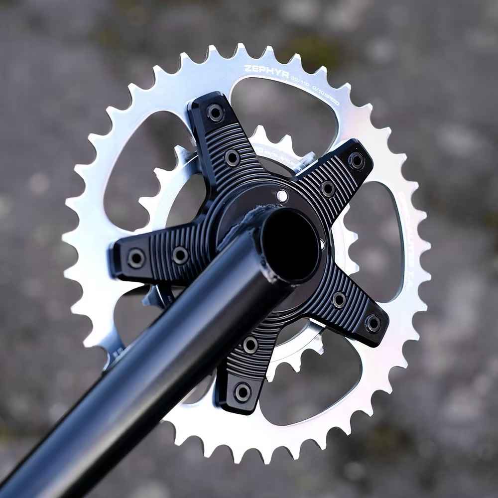 CYBER CYCLES* spider double 110/74 (black) - BLUE LUG ONLINE