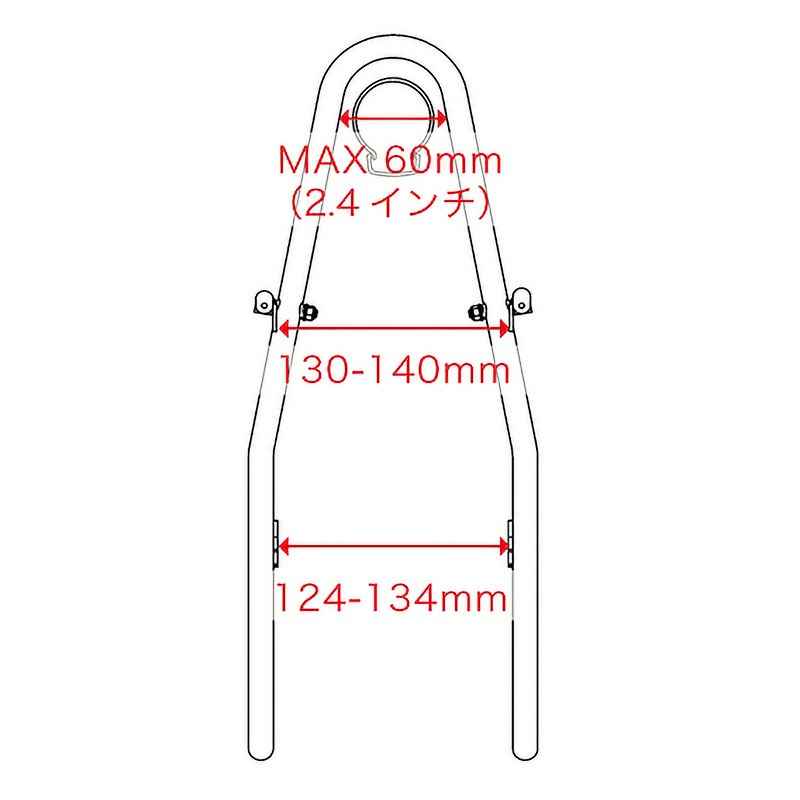 TUBUS* tara front rack big apple (black) - BLUE LUG ONLINE STORE