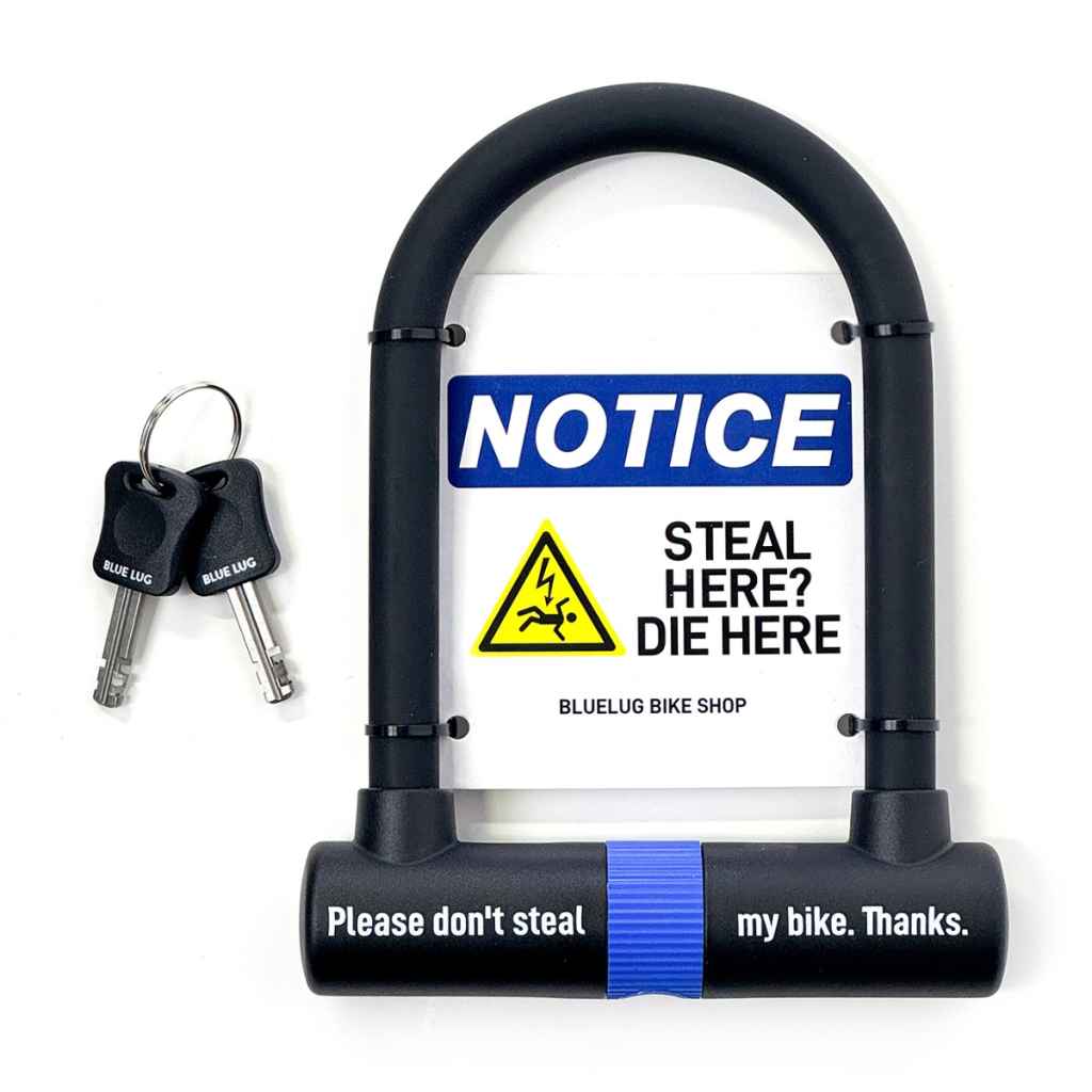 BLUE LUG* steel u-lock - BLUE LUG ONLINE STORE