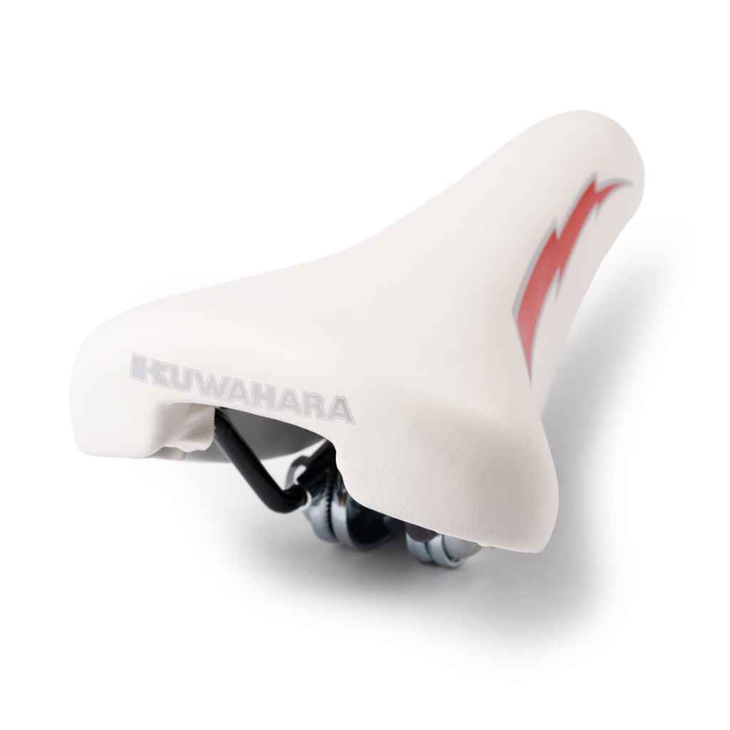 KUWAHARA* lightning saddle (yellow/black) - BLUE LUG ONLINE