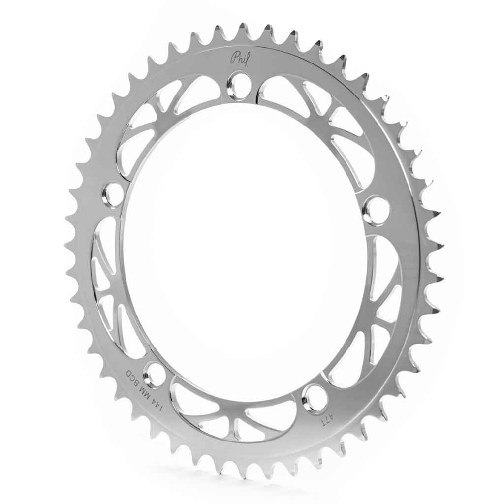 PHIL WOOD* track chainring (silver) - BLUE LUG ONLINE STORE