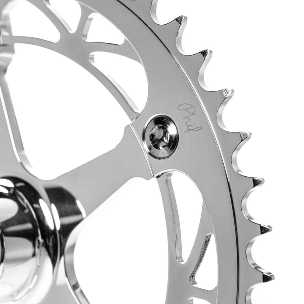 PHILWOOD* track crank group set (silver) - BLUE LUG ONLINE STORE