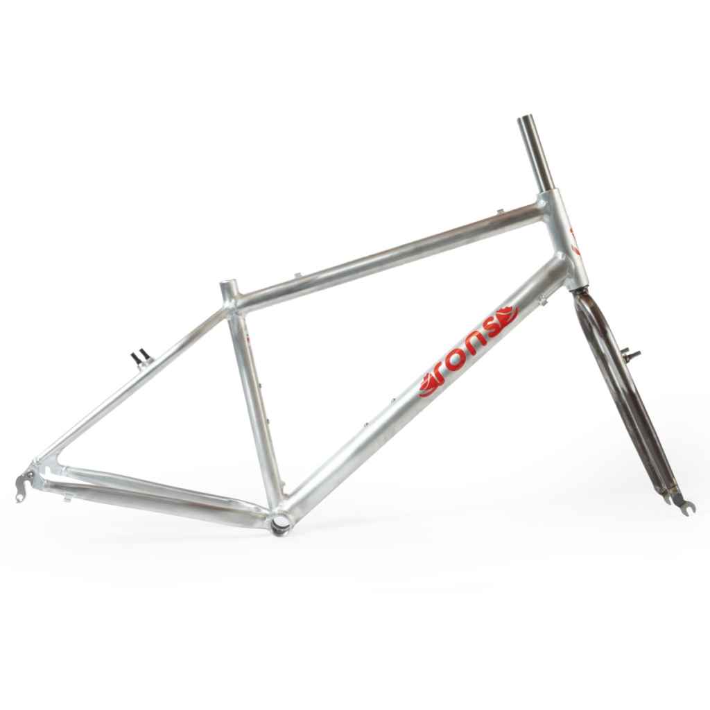 RON'S BIKES* R-Werks EVOO 29er frame set (raw/red logo) - BLUE LUG
