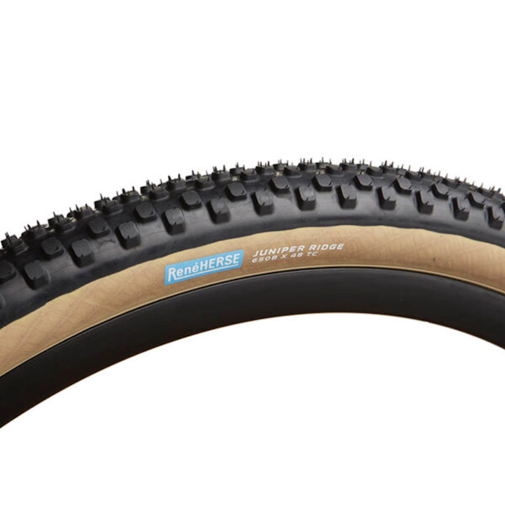 RENE HERSE* juniper ridge TC tire (black/tan) - BLUE LUG ONLINE STORE