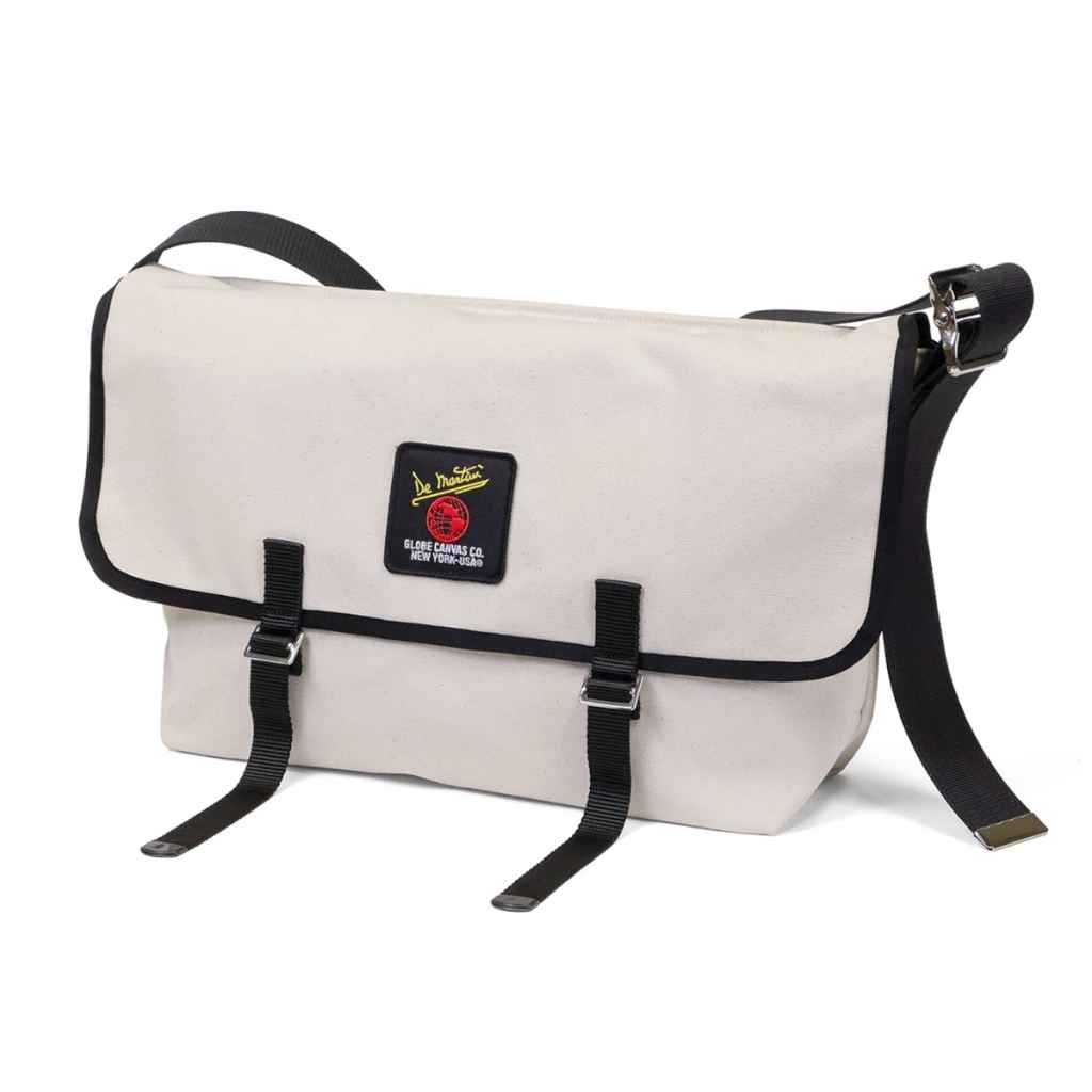 DE MARTINI* 3601 messenger bag (canvas natural) - BLUE LUG ONLINE