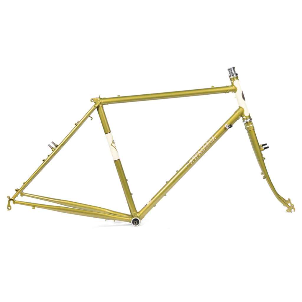 RIVENDELL* joe appaloosa frame set (lime olive) - BLUE LUG ONLINE