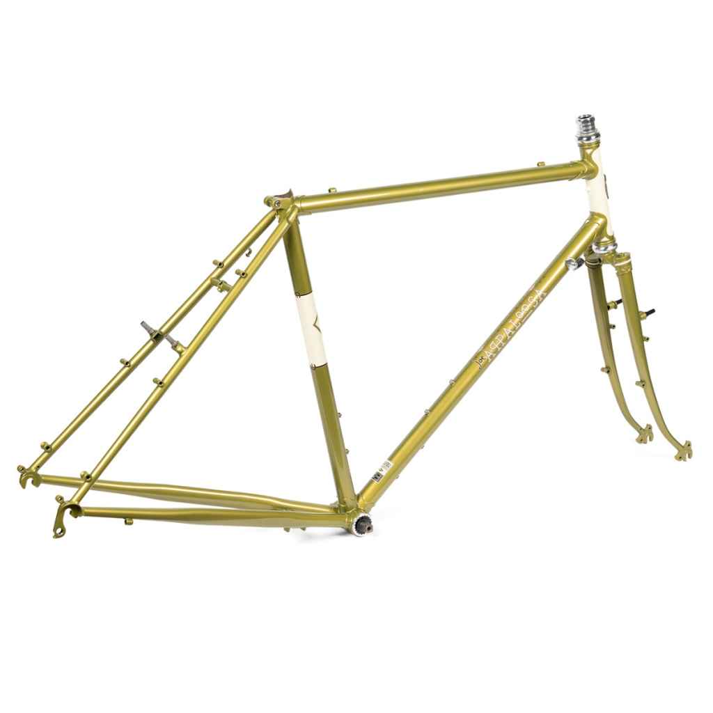 パーツ RIVENDELL RBW joe Appaloosa 55cm RIVENDELL* joe appaloosa frame set (lime olive) - BLUE LUG ONLINE