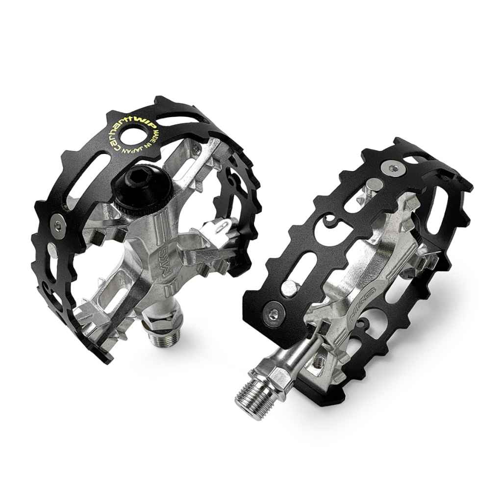 MKS×CARHARTT* XC-III bear trap pedal (matte black) - BLUE LUG