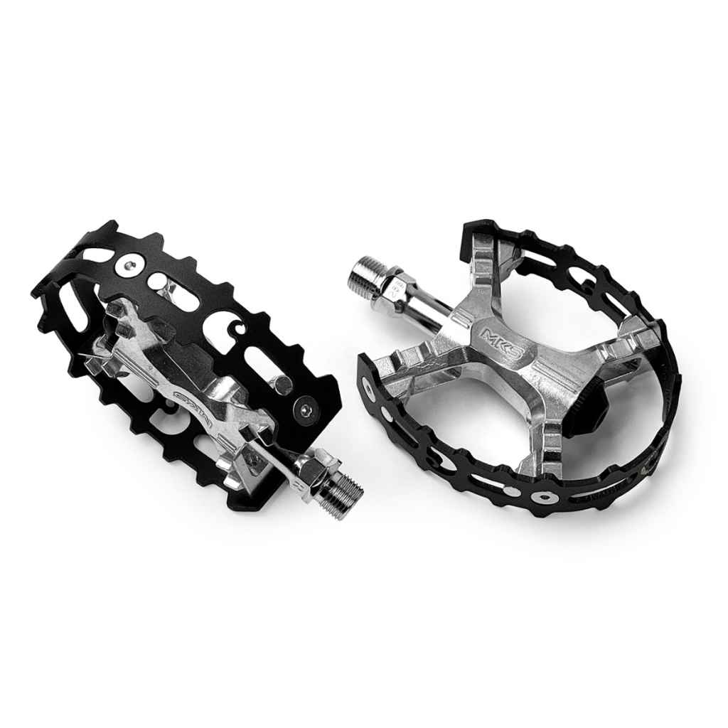 MKS×CARHARTT* XC-III bear trap pedal (matte black) - BLUE LUG