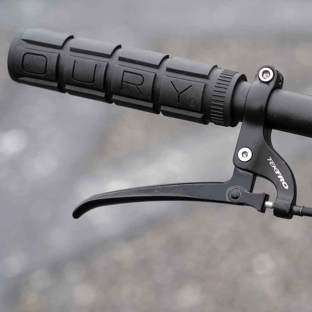 TEKTRO* FL750 brake lever set (black/silver) - BLUE LUG