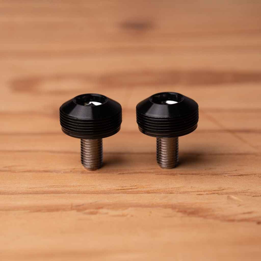 BLUE LUG* bumpy crank cap set (black) - BLUE LUG ONLINE STORE